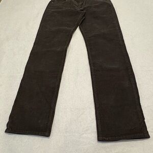 J. Crew Men's Dark Corduroy Pants